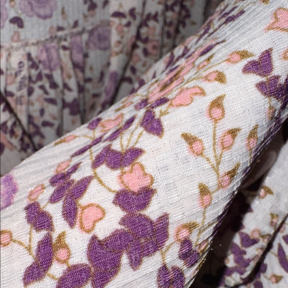 Melloday- Floral Paisley Print Blouse size 1X - Picture 8 of 14